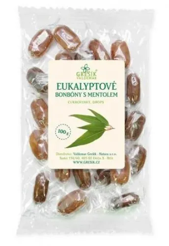 Bonbony Eukalyptové s mentolem 100 g