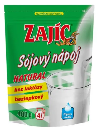 Sójový nápoj Zajíc Natural 400 g