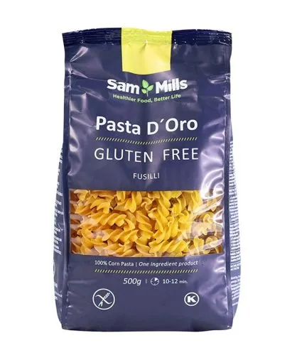 Těstoviny kukuřičné Fusilli Sam Mills 500 g