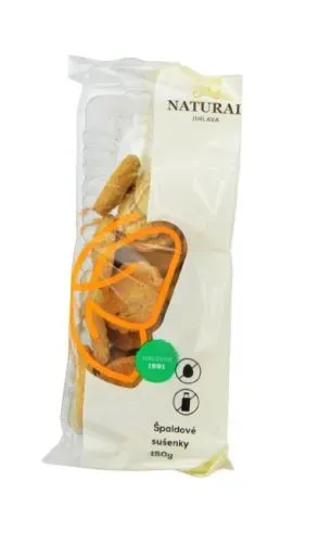Sušenky špaldové celozrnné bez vajec a mléka 150 g