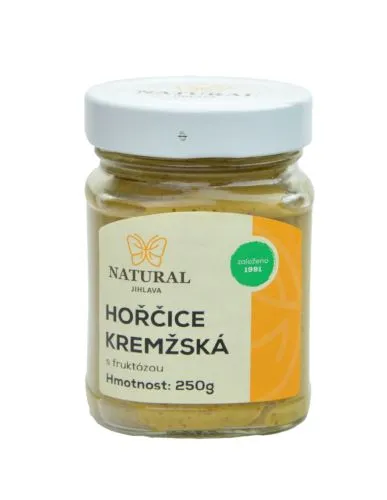 Hořčice kremžská s fruktózou 250 g