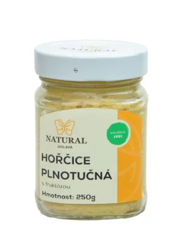 Hořčice plnotučná s fruktózou 250 g
