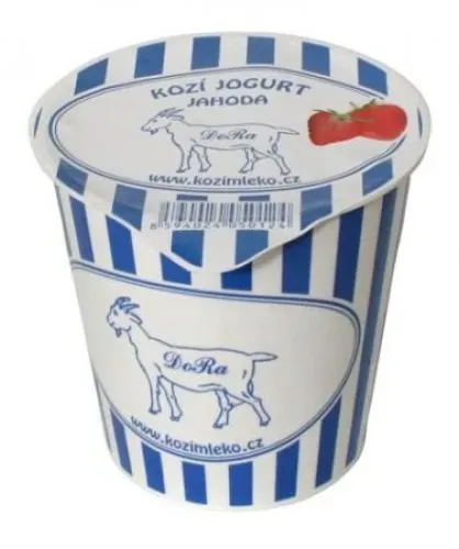 Kozí jogurt jahoda 150 ml