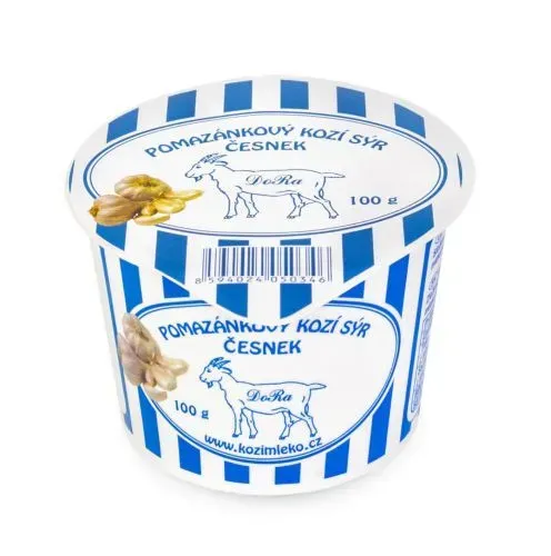 Kozí pomazánkový kozí sýr s česnekem 100 g