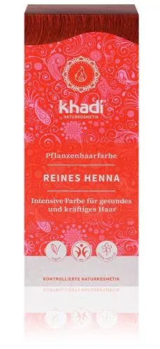 Khadi ČISTÁ HENNA rostlinná barva na vlasy 100 g
