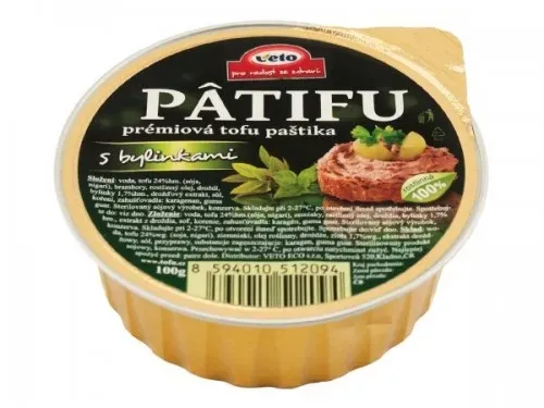 Paštika PATIFU s bylinkami 100 g VETO