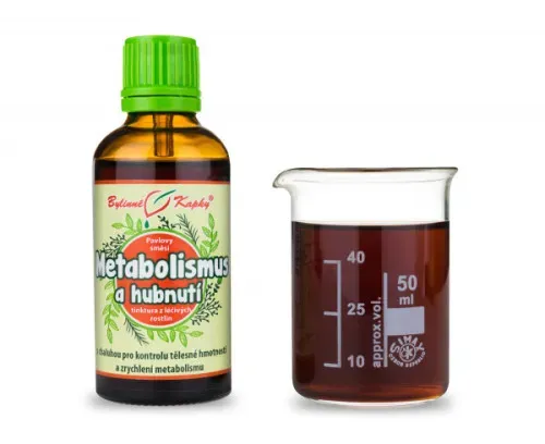 Metabolismus a hubnutí - bylinné kapky (tinktura) 50 ml