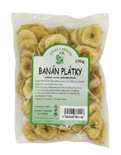 Banán plátky 100 g