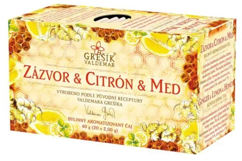 Zázvor & Citrón & Med 20 x 2,0 g