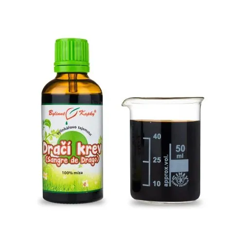 Dračí krev 100% míza 50 ml (Sangre de Drago) | Bylinné kapky - Bylinkářovo tajemství
