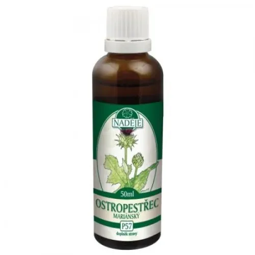 Ostropestřec mariánský - tinktura z pupenů 50 ml