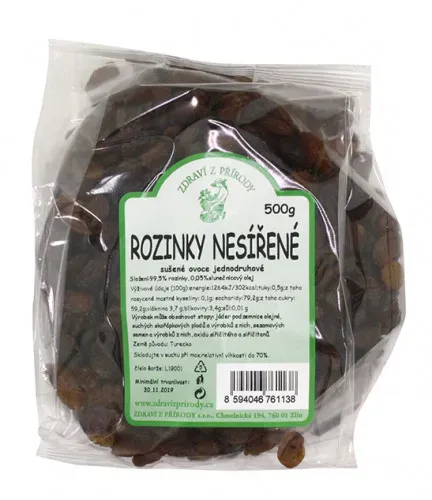 Rozinky nesířené 500 g