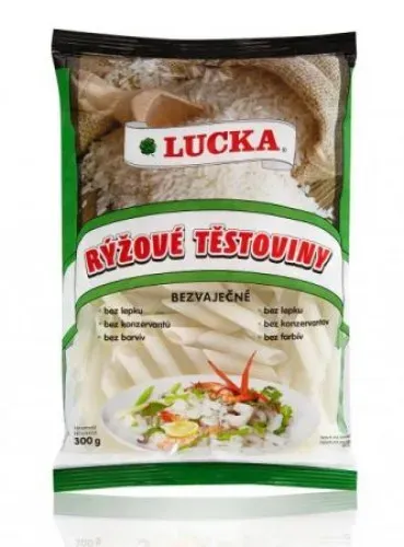 Těstoviny rýžové Penne 300 g LUCKA