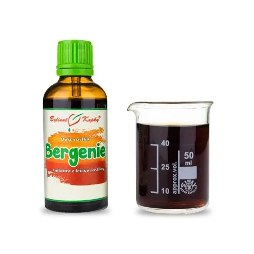 Bergenie - Bylinné kapky (tinktura) Duše rostlin 50 ml