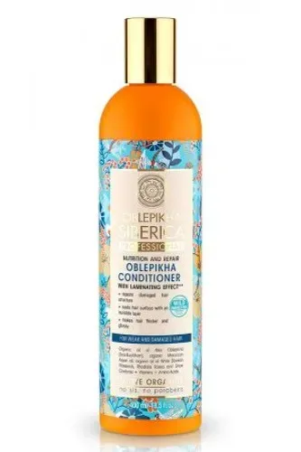 Rakytníkový balzám pro oslabené a poškozené vlasy – Výživa a revitalizace 400 ml