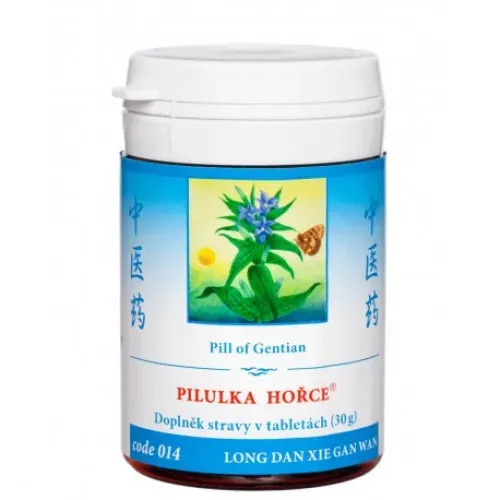 (014) Pilulka hořce®  LONG DAN XIE GAN WAN mod.