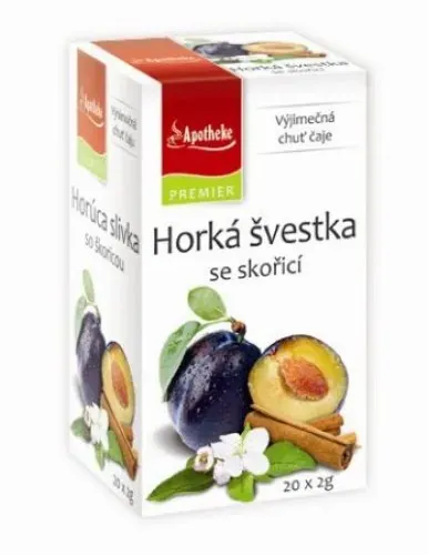 Apotheke čaj Horká švestka se skořicí 20 x 2 g