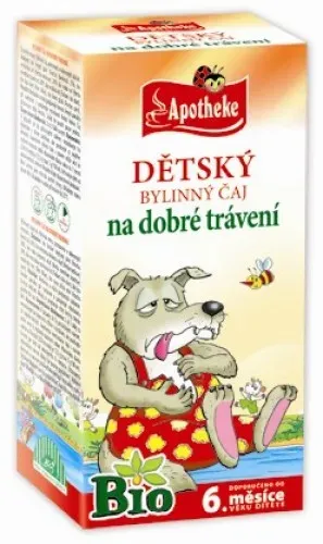 Apotheke Dětský čaj na dobré trávení 20 x 1,5 g