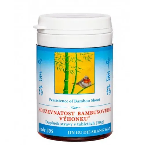 (205) Houževnatost bambusového výhonku® JIN GU DIE SHANG WAN mod.