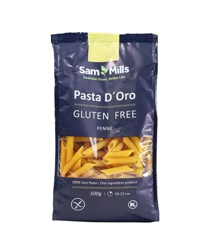 Těstoviny kukuřičné Penne Sam Mills 500 g