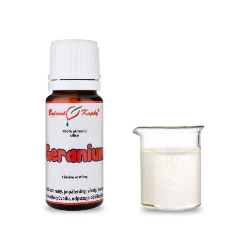 Geranium 100% přírodní silice - esenciální (éterický) olej 10 ml