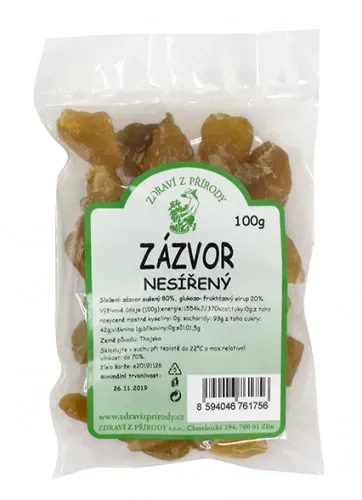 Zázvor natural nesířený 100 g