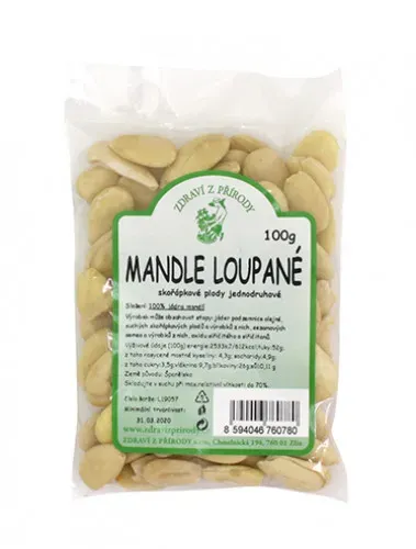 Mandle loupané 100 g