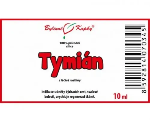 Tymián - 100% přírodní silice - esenciální (éterický) olej 10 ml