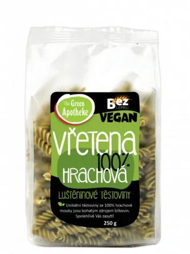Těstoviny vřetena Hrachová 100% 250 g