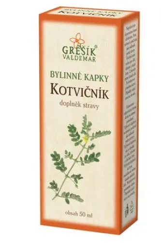 Kotvičník kapky 50 ml