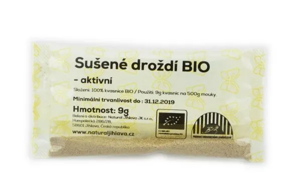 Droždí sušené aktivní 9 g
