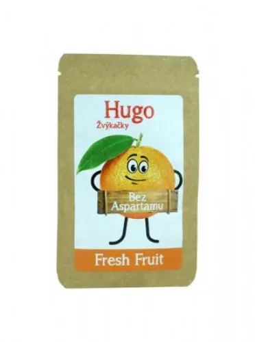 Žvýkačky Fresh Fruit bez aspartamu - Hugo 8,4 g