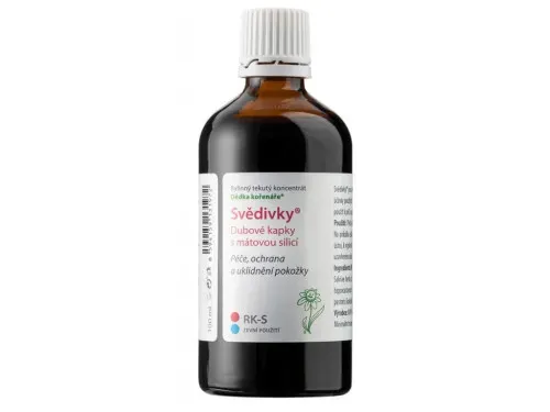 Svědivky® Dubové kapky s mátovou silicí | RK–S 100 ml