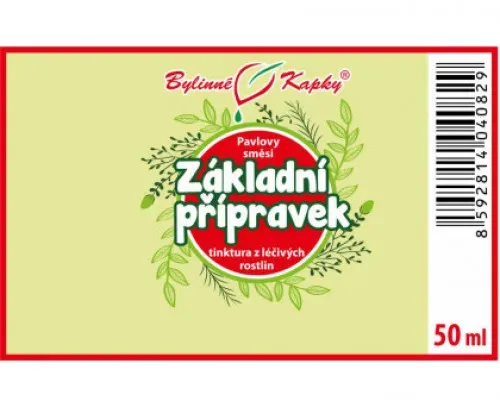 Základní přípravek (Netopýr 1) - bylinné kapky (tinktura) 50 ml