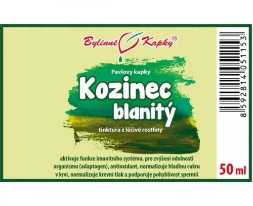 Kozinec (TCM) - bylinné kapky (tinktura) 50 ml