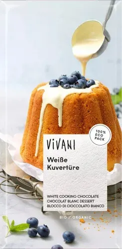 VIVANI Čokoláda na vaření bílá 150 g