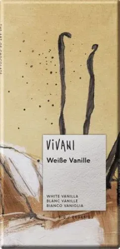 VIVANI Čokoláda bílá s vanilkou 80 g