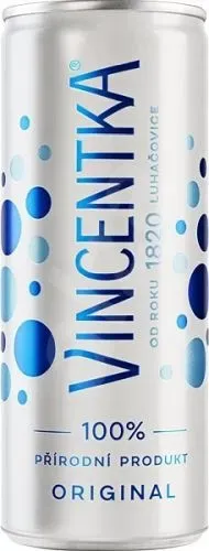 Vincentka léčivá minerální voda 250 ml plech