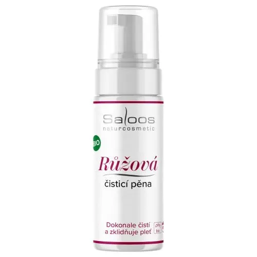 Růžová čisticí pěna na pleť 150 ml
