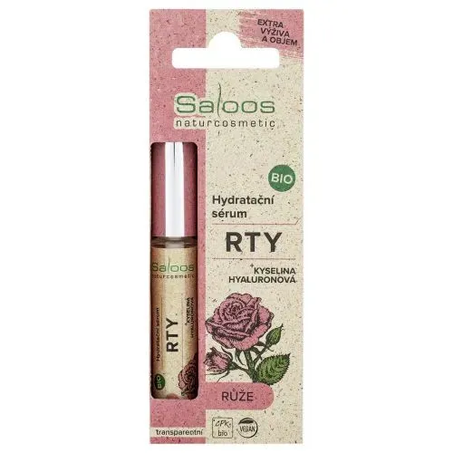 Bio Hydratační sérum na rty – Růže 7 ml