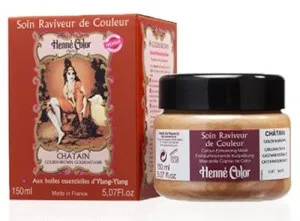 Barvící a výživná vlasová maska Kaštan 150 ml