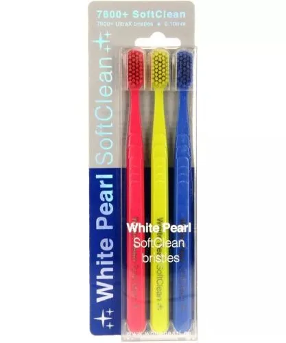 Zubní kartáček White Pearl SoftClean 7600 sada 3 ks