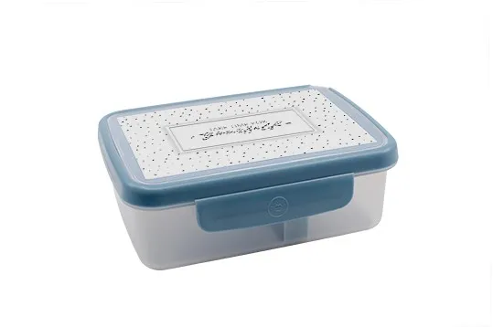 Zdravá sváča box SCANDI šedomodrá