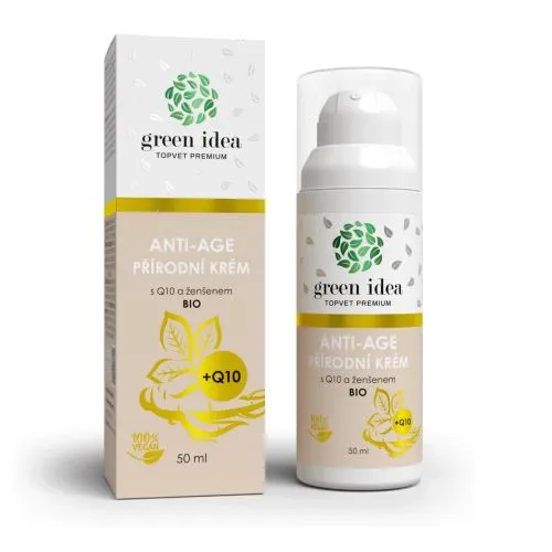Anti-age přírodní krém s koenzymem Q10 a ženšenem 50 ml