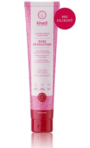 Khadi Elixír kondicionér RŮŽE REVOLUTION - reparační 200 ml AKCE
