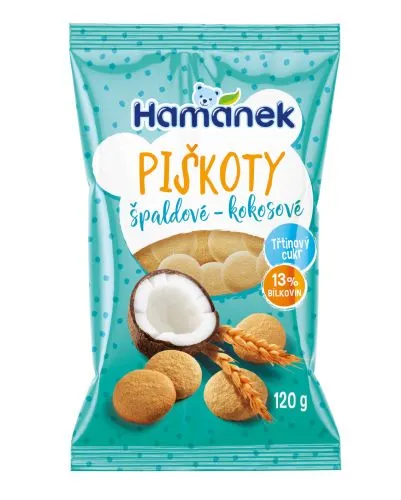 Piškoty špaldové kokosové  120 g