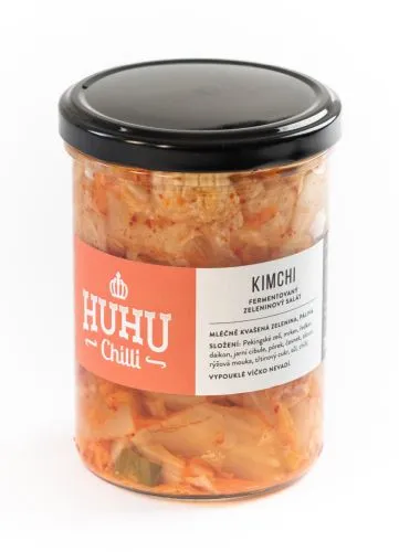 Kimchi - fermentovaný zeleninový salát ¨pálivý - vegan - HUHUCHILLI 395 g