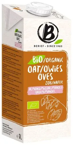 Ovesno-mandlový nápoj BERIEF 1 l