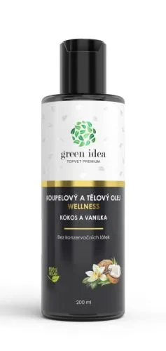 Kokos a vanilka v mandlovém oleji 200 ml