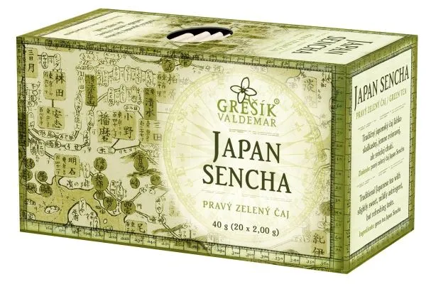 Japan Sencha zelený porcovaný čaj 20 x 2 g